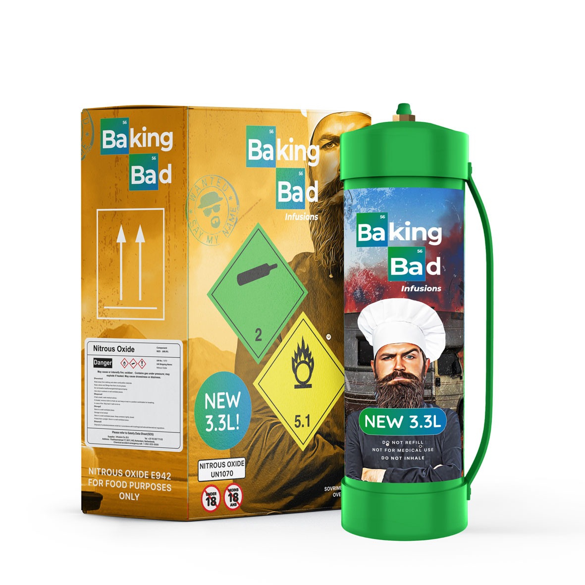 Baking Bad 3.3L Cream Charger